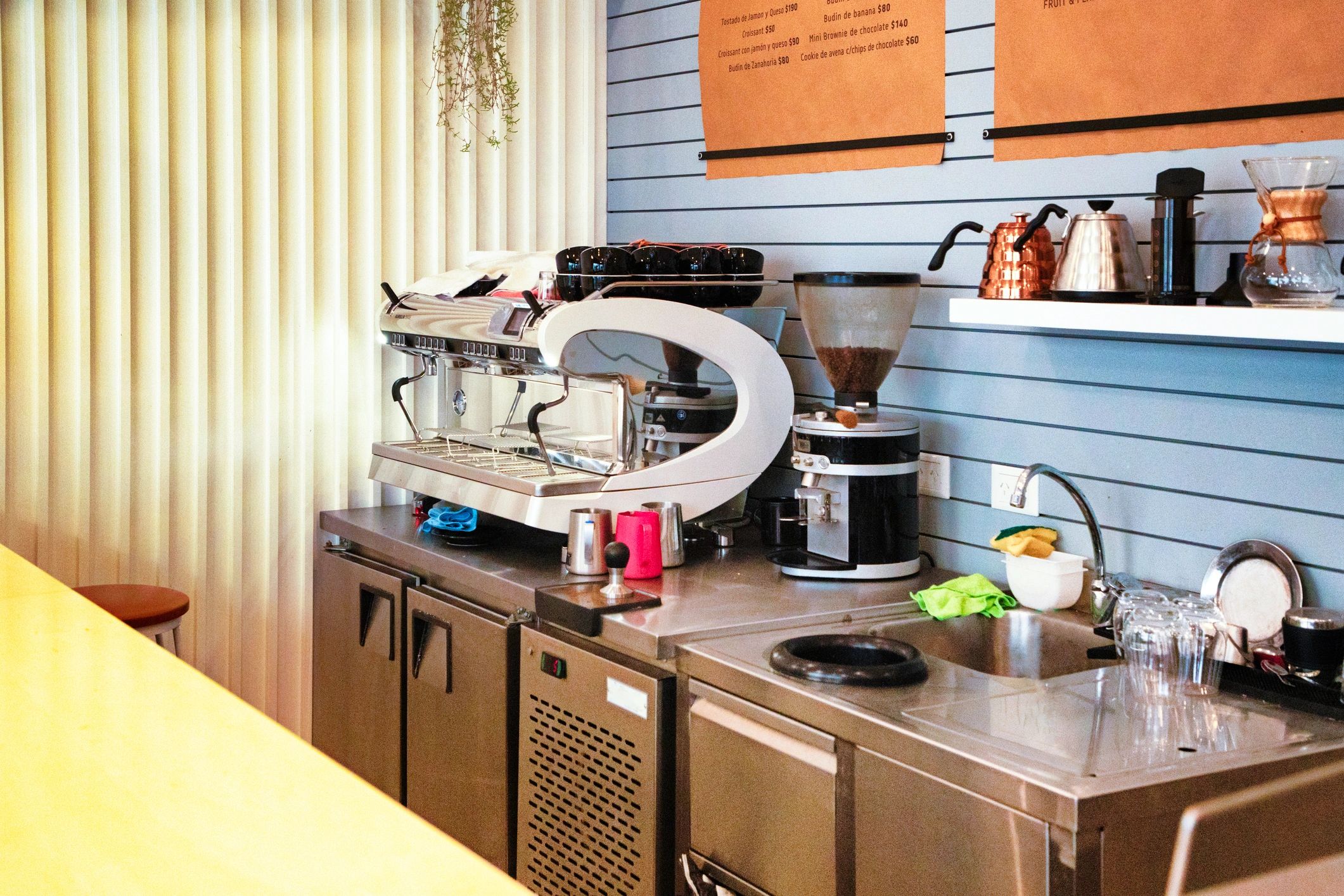 Coffee station and breakfast service concept